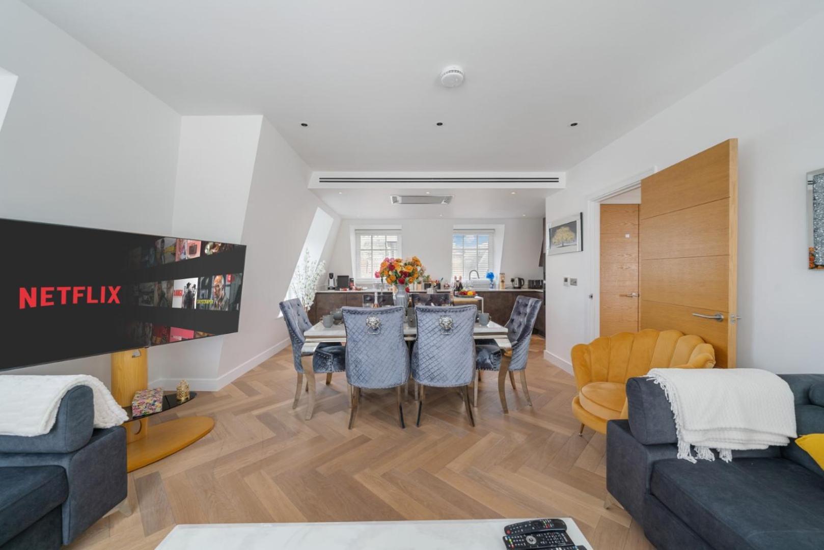 Elegant 3-Bedroom Penthouse In Marble Arch 70 Лондон Экстерьер фото